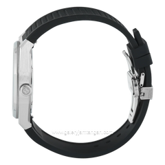 REGAN HARNEY REGAL SPORT RH001-04 Black Meteorite Silver Rubber Strap