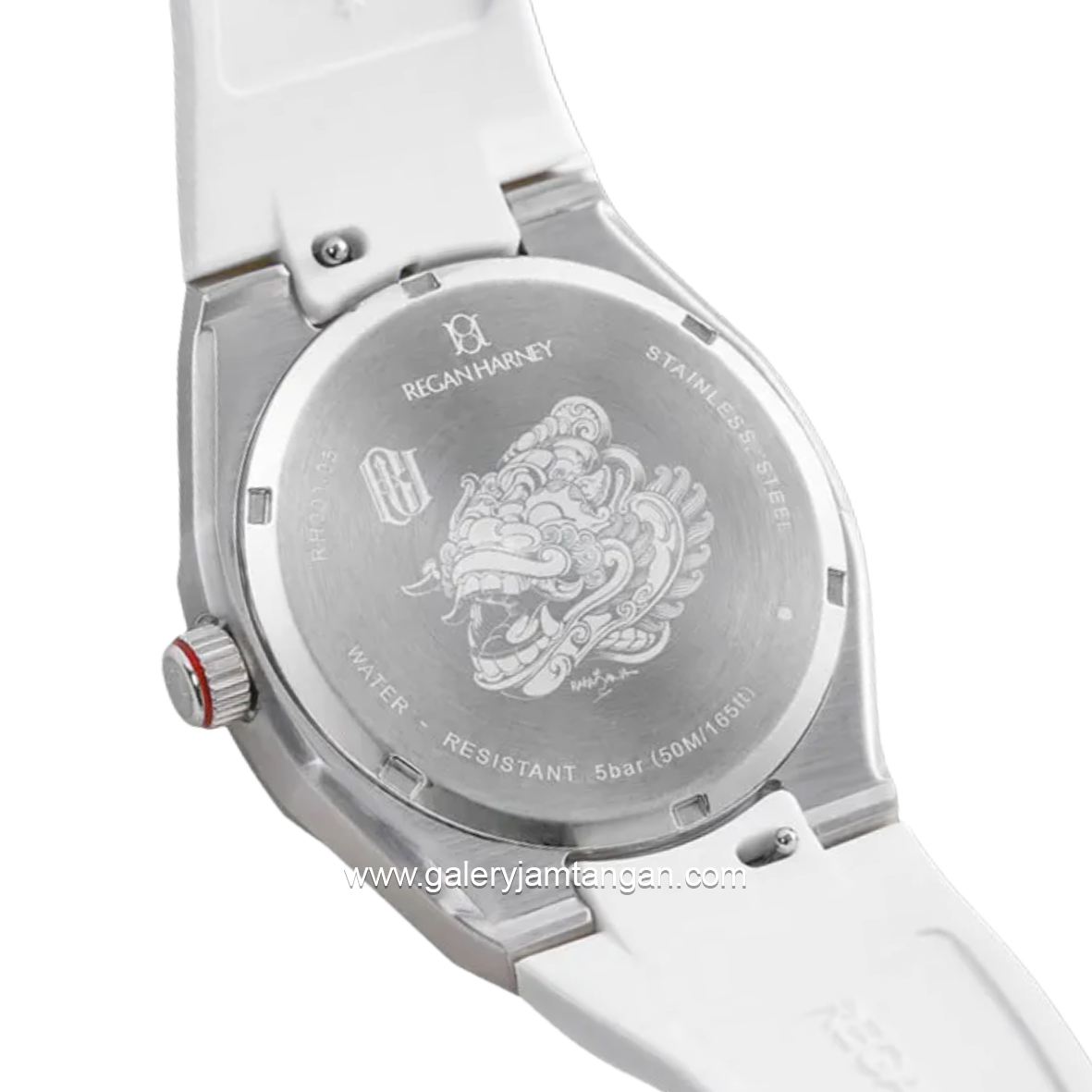 REGAN HARNEY x Bali United RH001-08L White Dial White Rubber Strap Limited Release