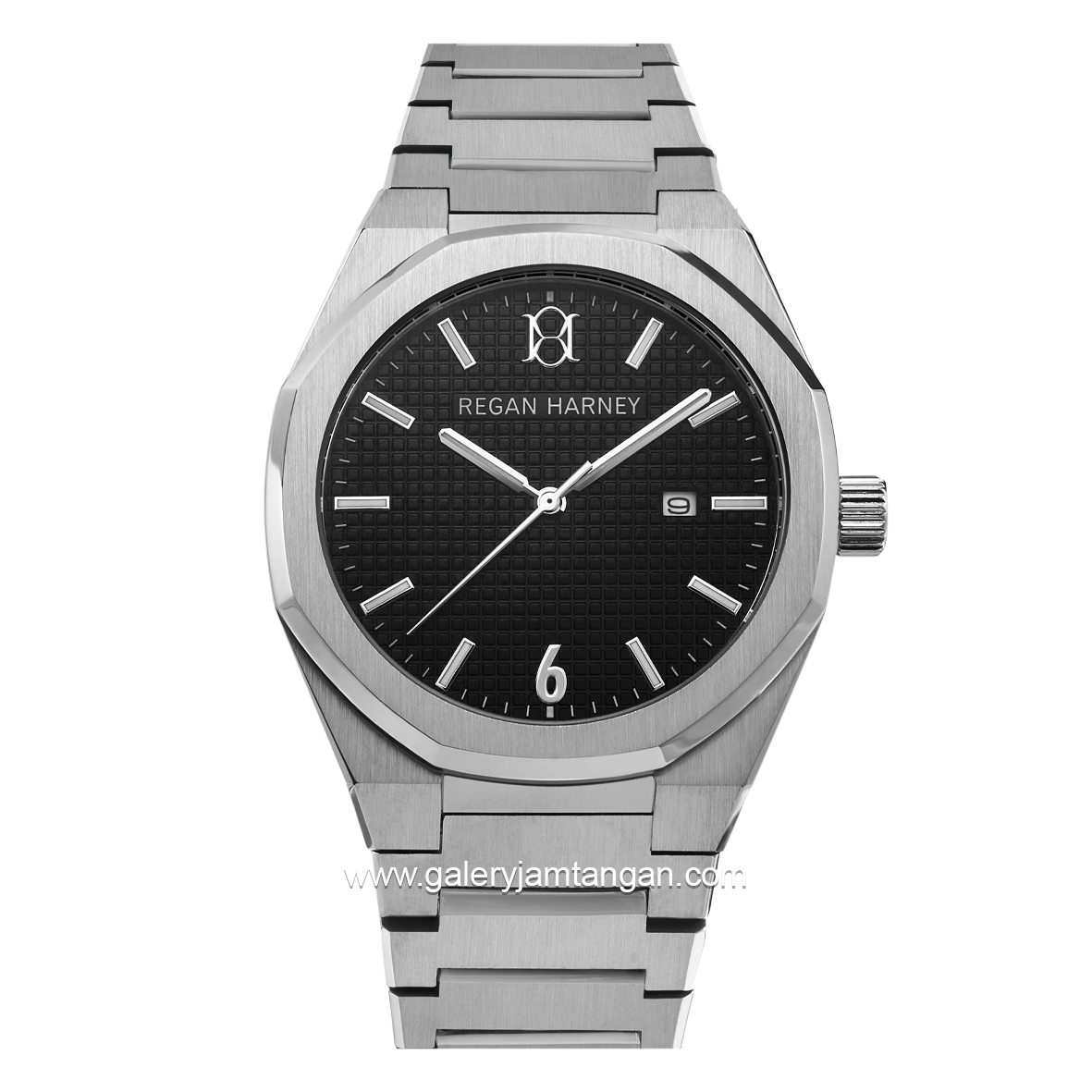 REGAN HARNEY RH002-01 REGAL Silver Dial Black Stainless Steel