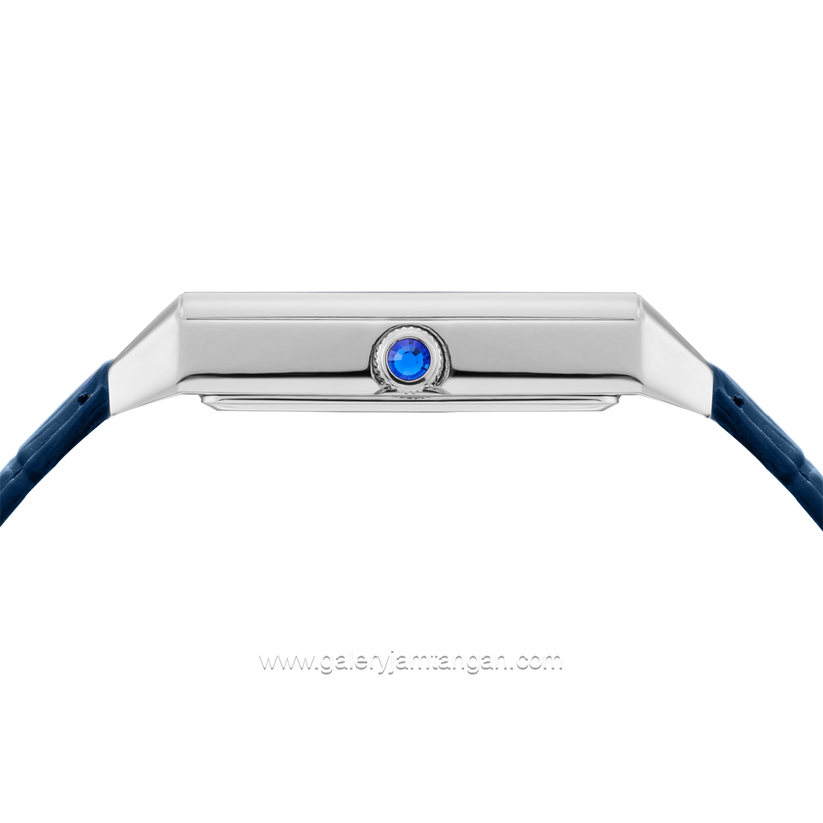 REGAN HARNEY VOGUE RH003-01 Blue Dial White Leather Strap