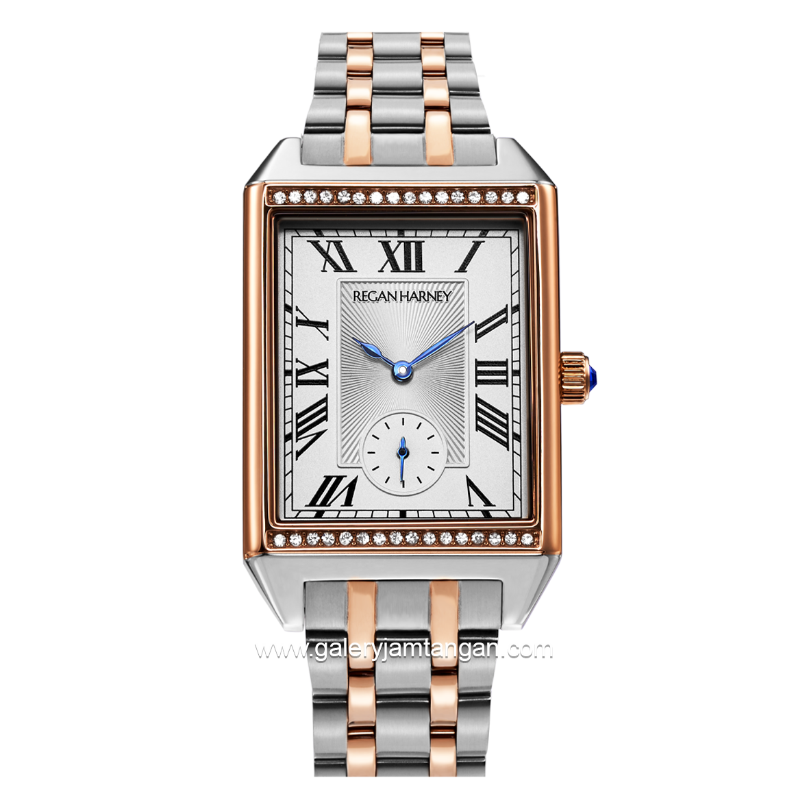 REGAN HARNEY SCARLETT RH007-01 Silver Combination Rosegold Stainless Steel