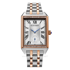 REGAN HARNEY SCARLETT RH007-01 Silver Combination Rosegold Stainless Steel