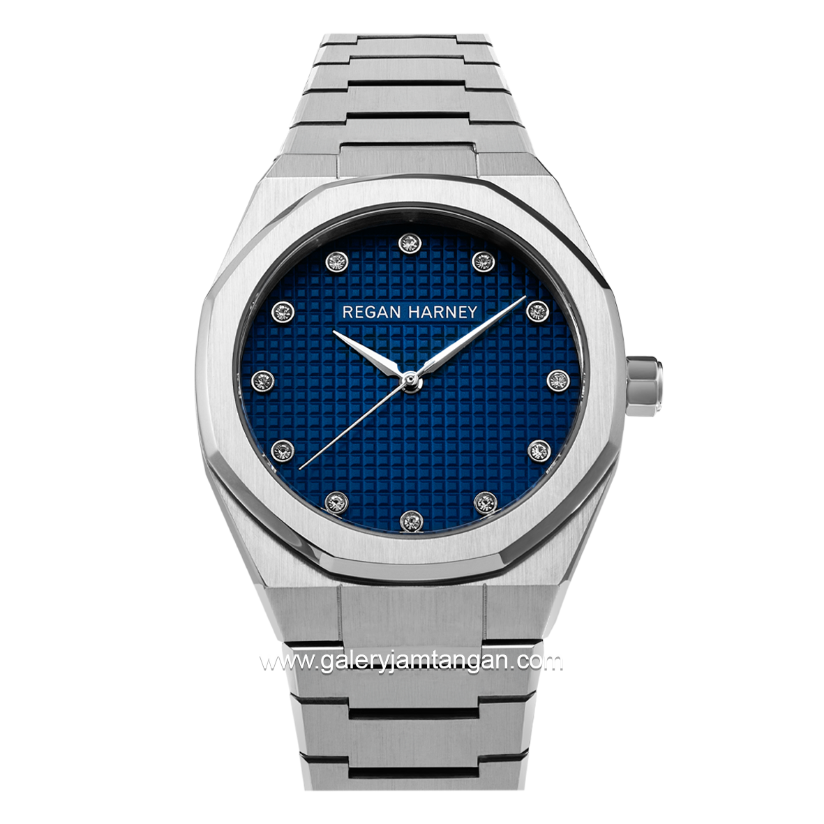 REGAN HARNEY MOISSANITE REGAL RH010-03 Silver Dial Blue Stainless Steel