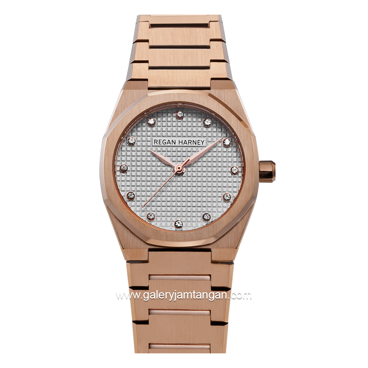 REGAN HARNEY MINI REGAL RH011-02 Rosegold Dial White Stainless Steel