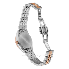 REGAN HARNEY LADY MONODATE RH013-01 Combination Silver Rosegold Dial White Stainless Steel