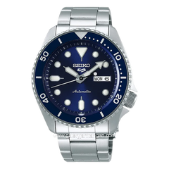 SEIKO 5 SPORTS SRPD51K1 Silver Dial Dark Blue Automatic Stainless Steel
