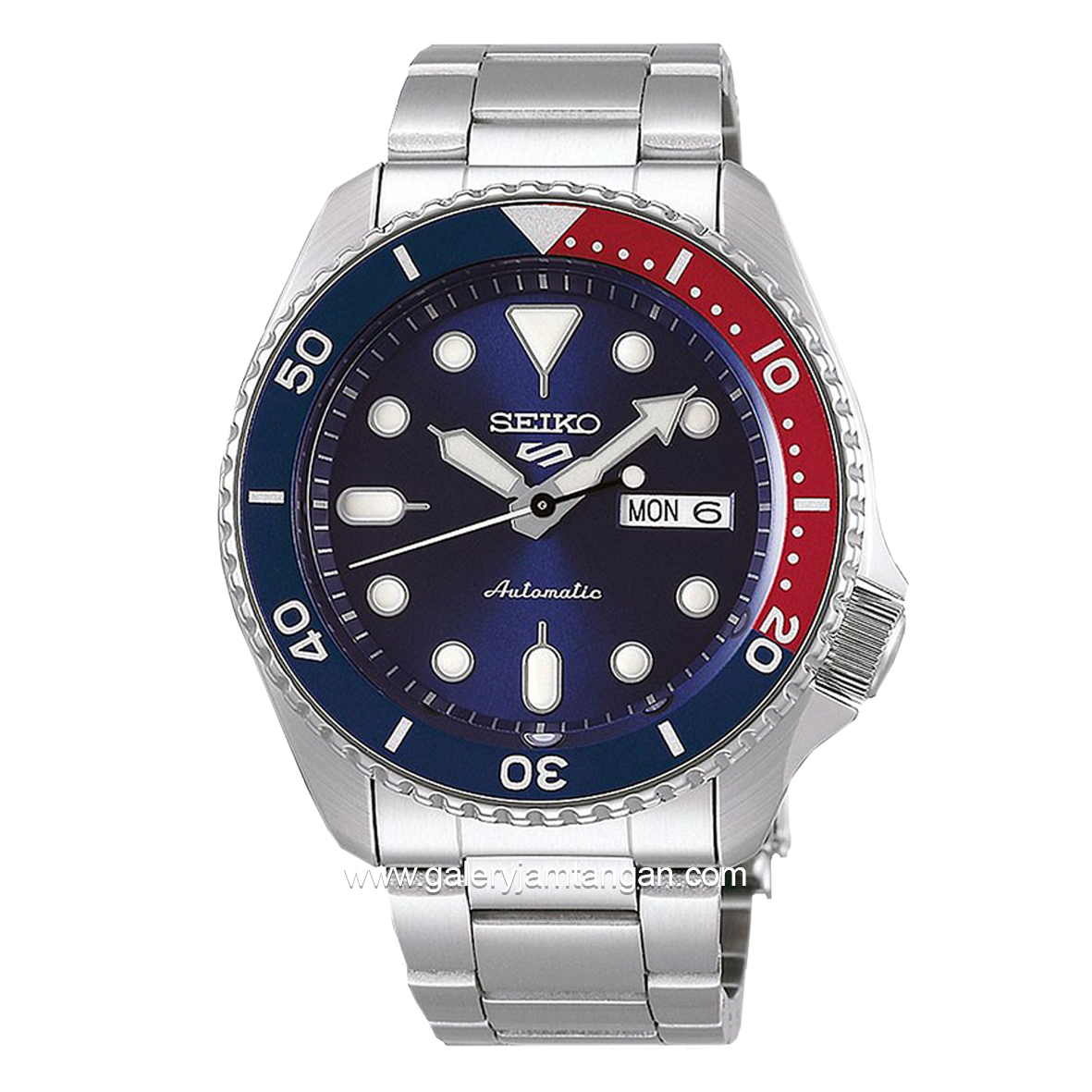 SEIKO 5 SPORT SRPD53K1 Silver Dial Blue Automatic Stainless Steel