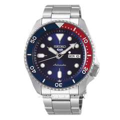 SEIKO 5 SPORT SRPD53K1 Silver Dial Blue Automatic Stainless Steel