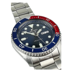 SEIKO 5 SPORT SRPD53K1 Silver Dial Blue Automatic Stainless Steel