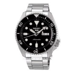 SEIKO 5 SPORT SRPD55K1 Silver Dial Black Automatic Stainless Steel