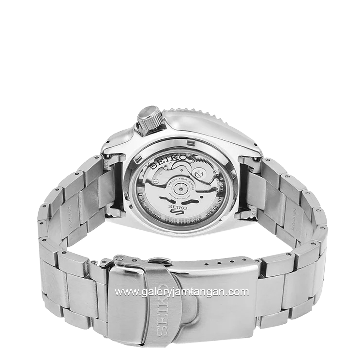 SEIKO 5 SPORT SRPD57K1 Silver Dial Black Automatic Stainless Steel
