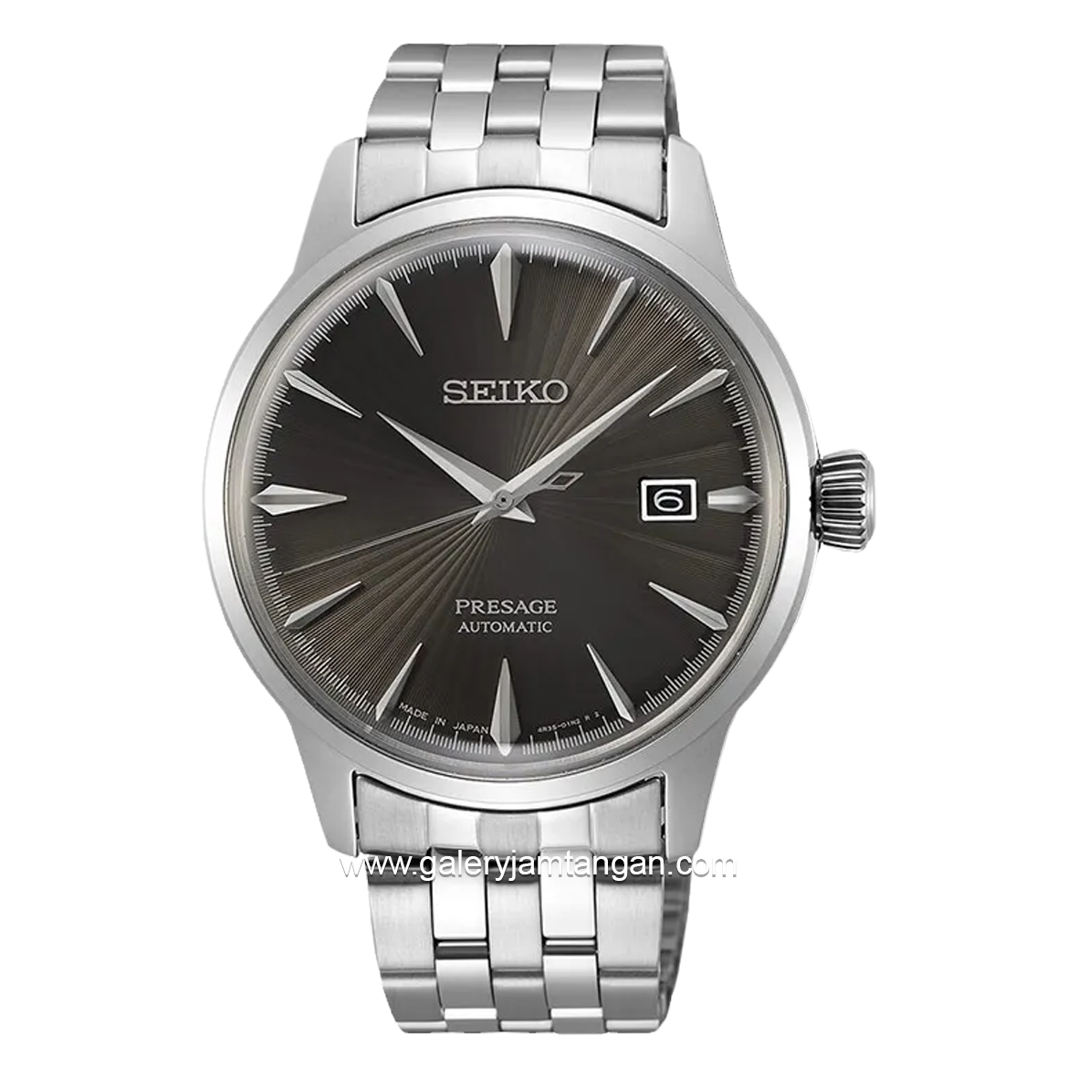 SEIKO PRESAGE SRPE17J1 Espresso Martini Automatic Silver Dial Gray Stainless Steel