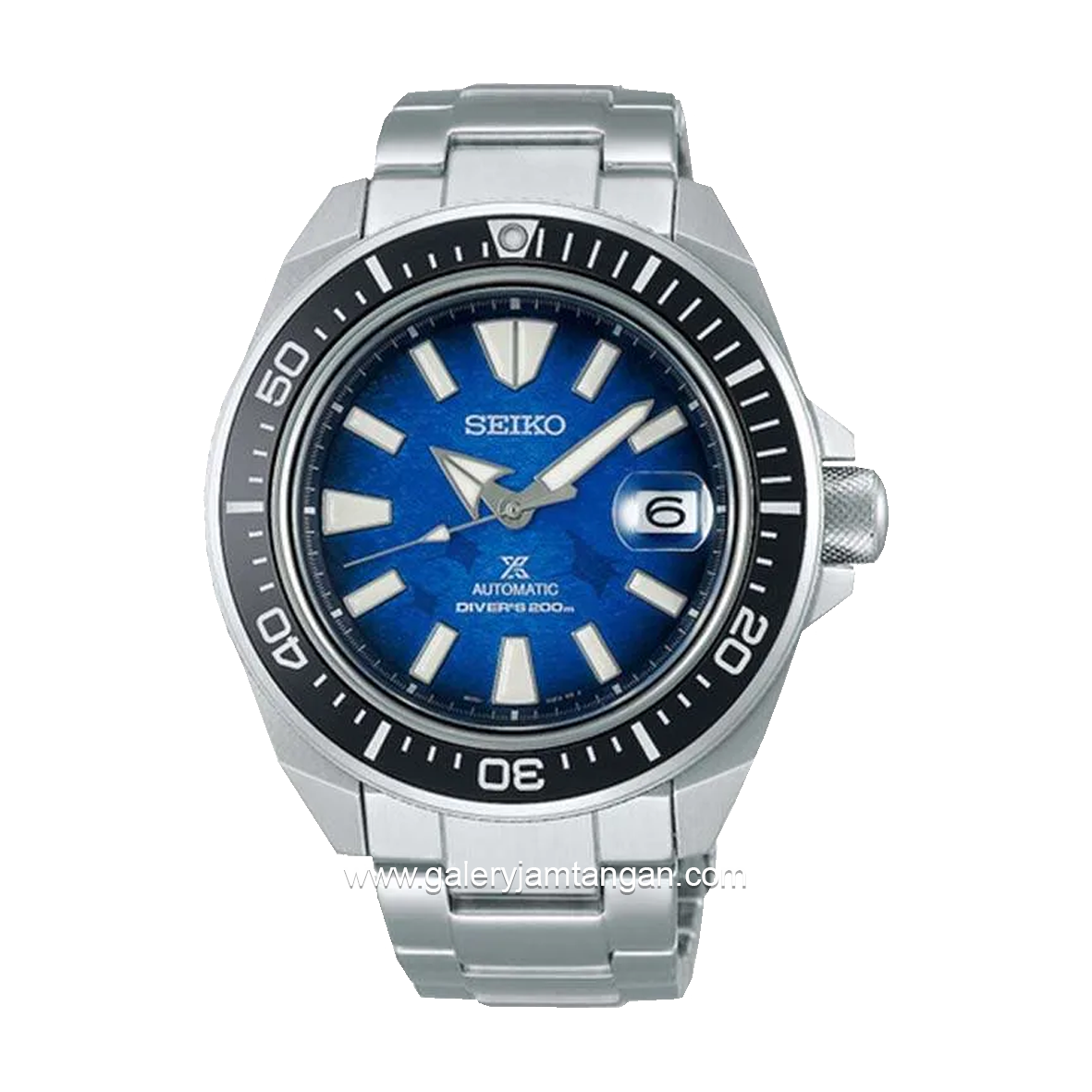 SEIKO PROSPEX Sea Samurai SRPE33K1 Automatic Silver Dial Blue Stainless Steel