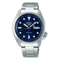 SEIKO 5 SPORT SRPE53K1 Silver Dial Blue Automatic Stainless Steel