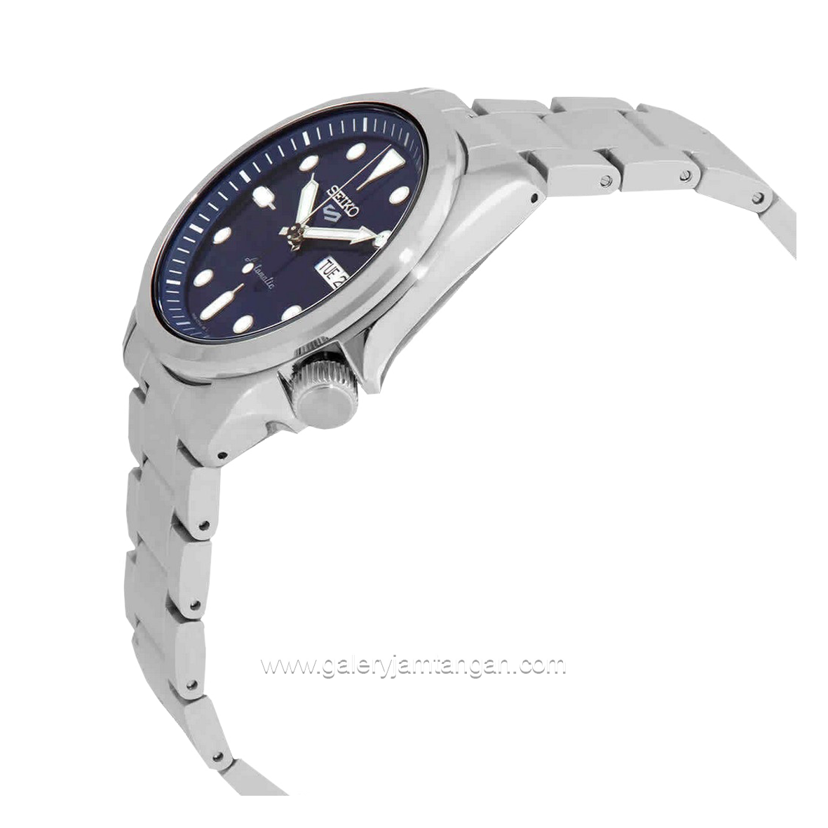 SEIKO 5 SPORT SRPE53K1 Silver Dial Blue Automatic Stainless Steel