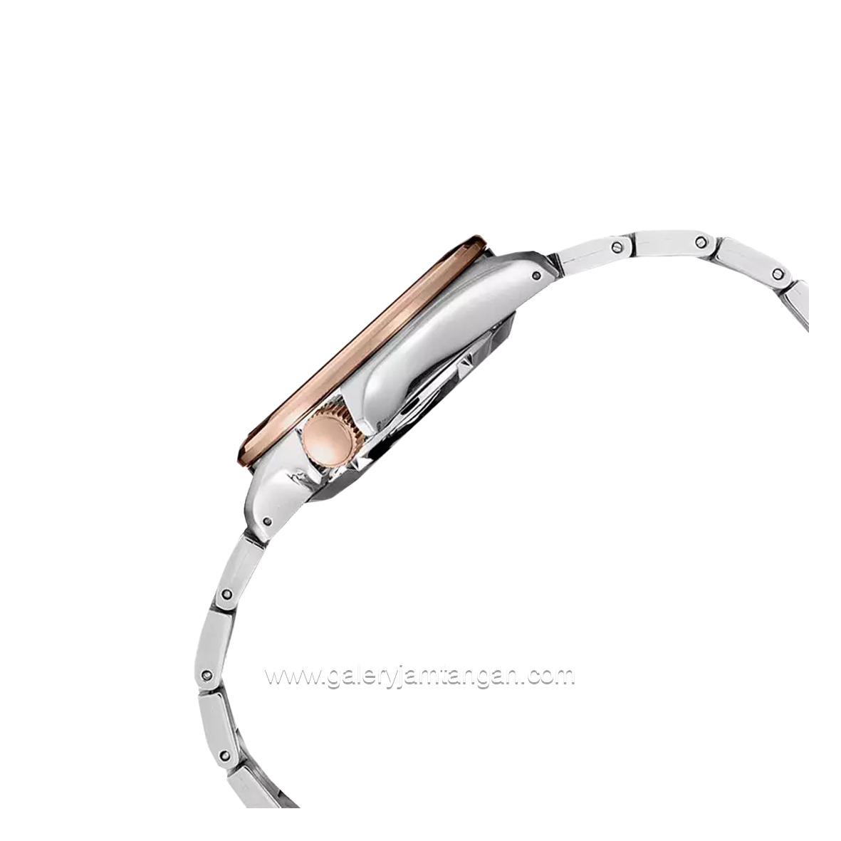 SEIKO 5 SPORT SRPE58K1 Silver Rosegold Dial Black Automatic Stainless Steel
