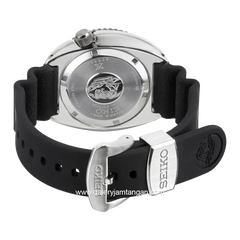 SEIKO PROSPEX Turtle SRPE93K1 Automatic Black Silver Diver's Rubber Strap