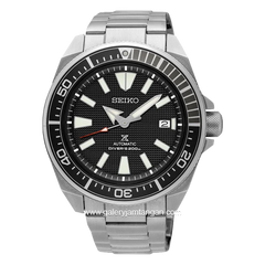SEIKO PROSPEX SRPF03K1 Samurai Automatic Silver Dial Black Stainless Steel
