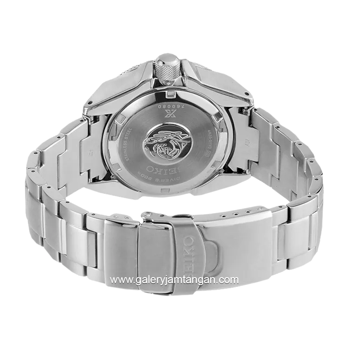 SEIKO PROSPEX SRPF03K1 Samurai Automatic Silver Dial Black Stainless Steel