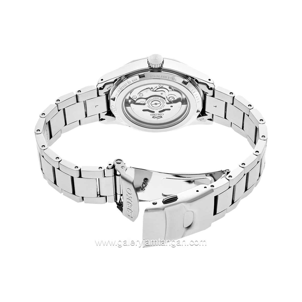 SEIKO 5 SPORT SRPG27K1 Silver Dial Black Automatic Stainless Steel