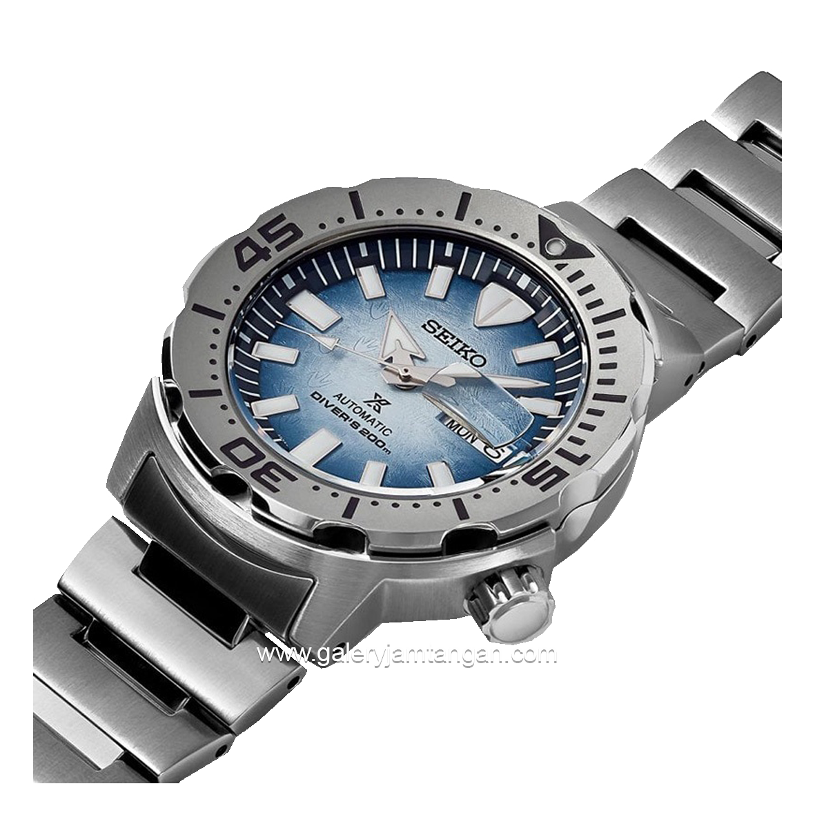 SEIKO PROSPEX Sea Monster SRPG57K1 Silver Dial Blue Stainless Steel