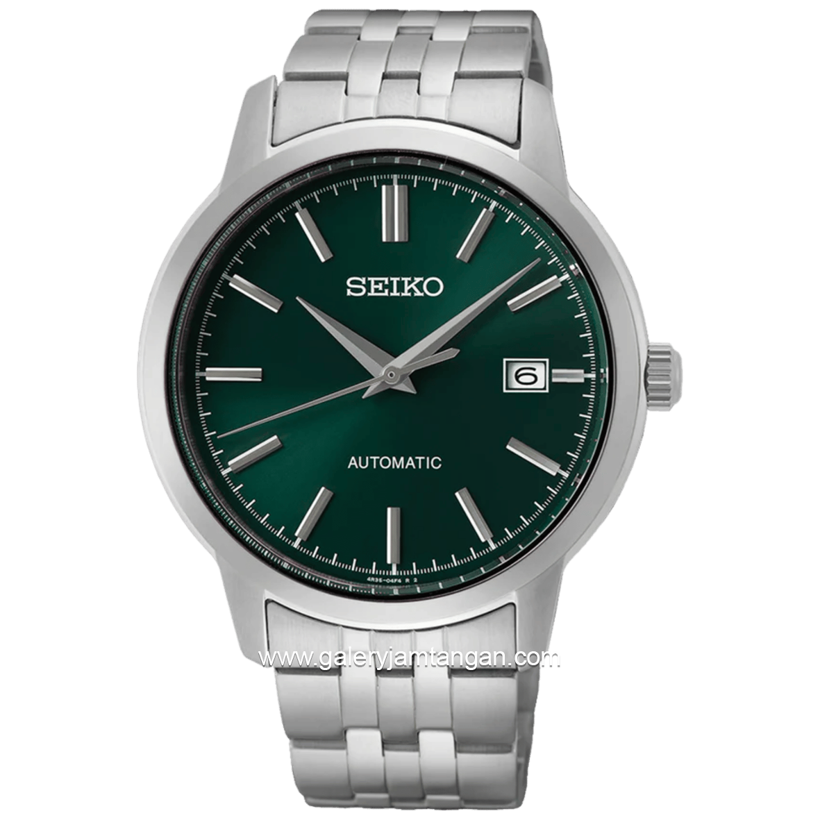 SEIKO Classic SRPH89K1 Discover More Green Dial Stainless Steel Strap