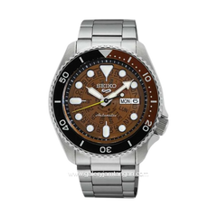 SEIKO 5 SPORT SRPJ47K1 Automatic Silver Dial Brown Stainless Steel