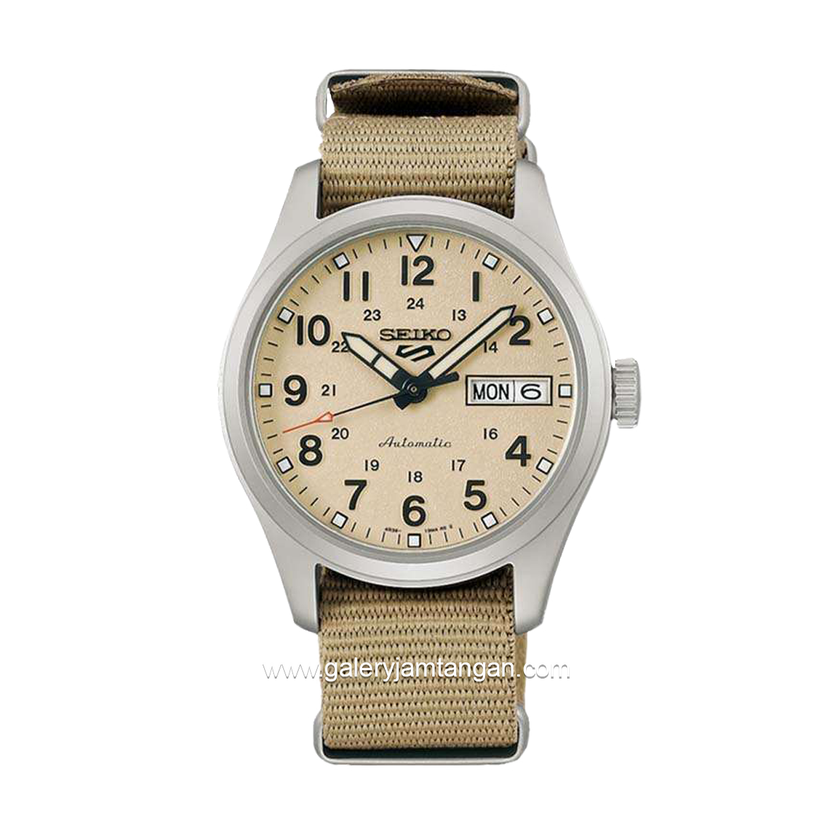 SEIKO 5 SPORT SRPJ83K1 Automatic Cream Nylon Strap