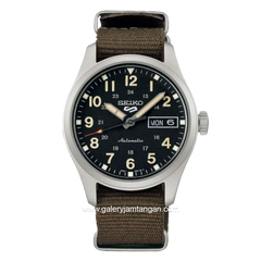 SEIKO 5 SPORT SRPJ85K1 Automatic Army Silver Nylon Strap