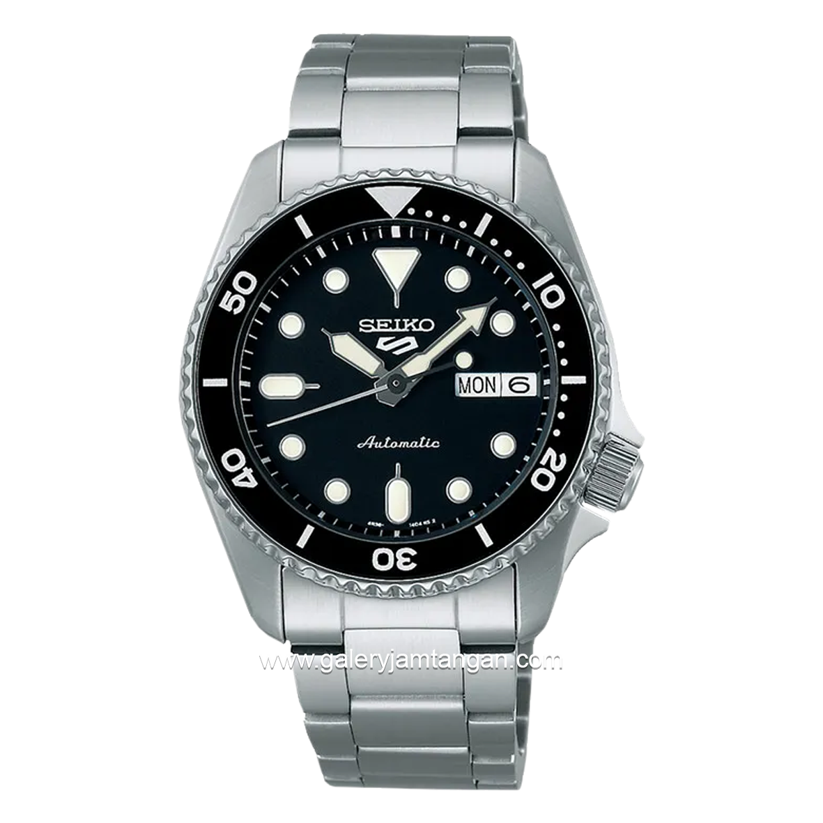 SEIKO 5 SPORTS SRPK29K1 Midi SKX Automatic Silver Dial Black Stainless Steel