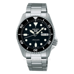 SEIKO 5 SPORTS SRPK29K1 Midi SKX Automatic Silver Dial Black Stainless Steel