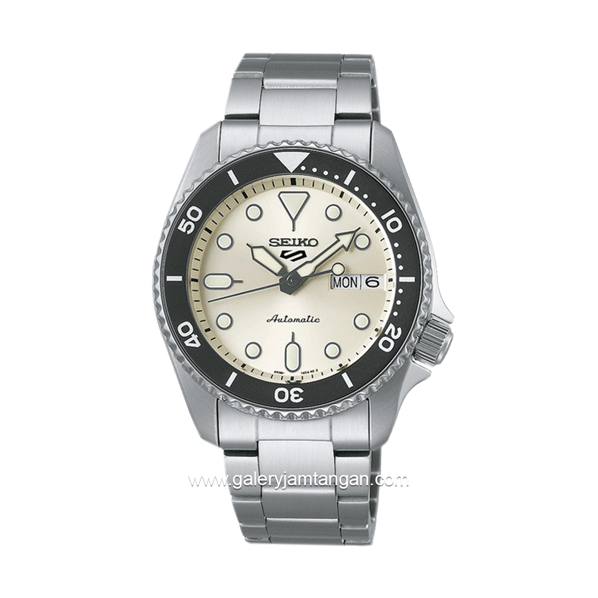 SEIKO 5 SPORT SRPK31K1 Silver Dial Cream Stainless Steel
