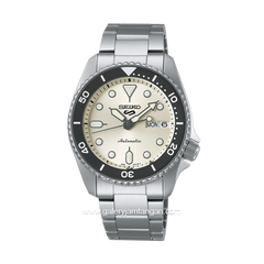 SEIKO 5 SPORT SRPK31K1 Silver Dial Cream Stainless Steel