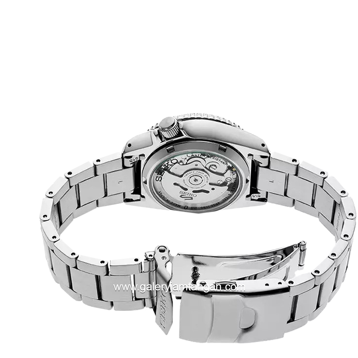 SEIKO 5 SPORT SRPK33K1 Silver Dial Green Automatic Stainless Steel