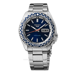 SEIKO 5 SPORT SRPK65K1 Automatic Silver Dial Blue Stainless Steel