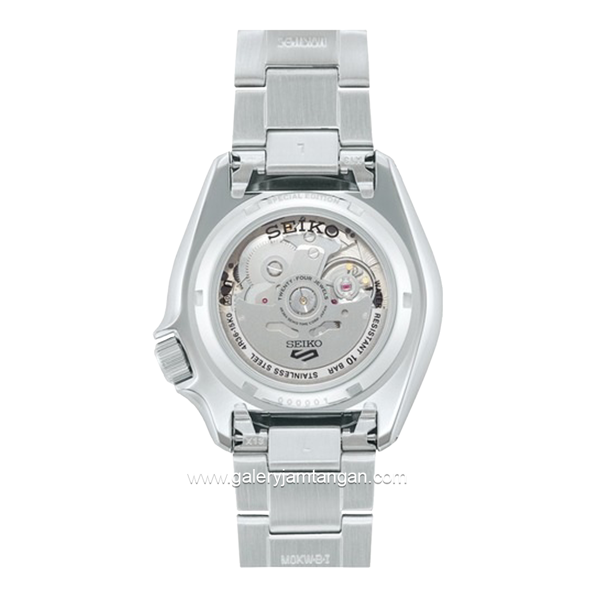 SEIKO 5 SPORT SRPK65K1 Automatic Silver Dial Blue Stainless Steel