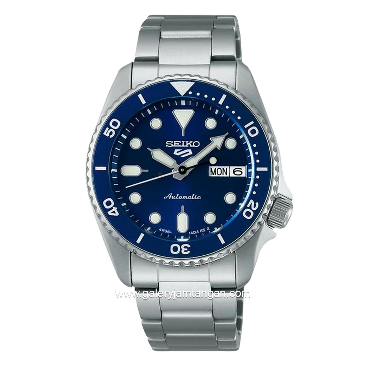 SEIKO 5 SPORT SRPL77K1 Automatic Silver Dial Blue Stainless Steel