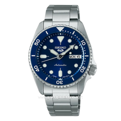 SEIKO 5 SPORT SRPL77K1 Automatic Silver Dial Blue Stainless Steel