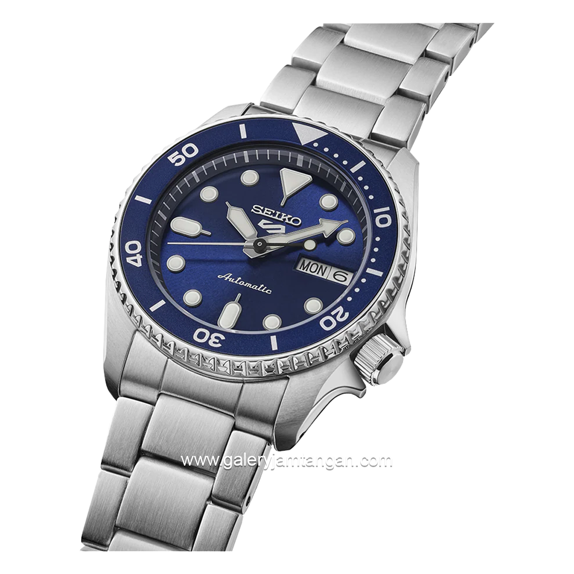 SEIKO 5 SPORT SRPL77K1 Automatic Silver Dial Blue Stainless Steel