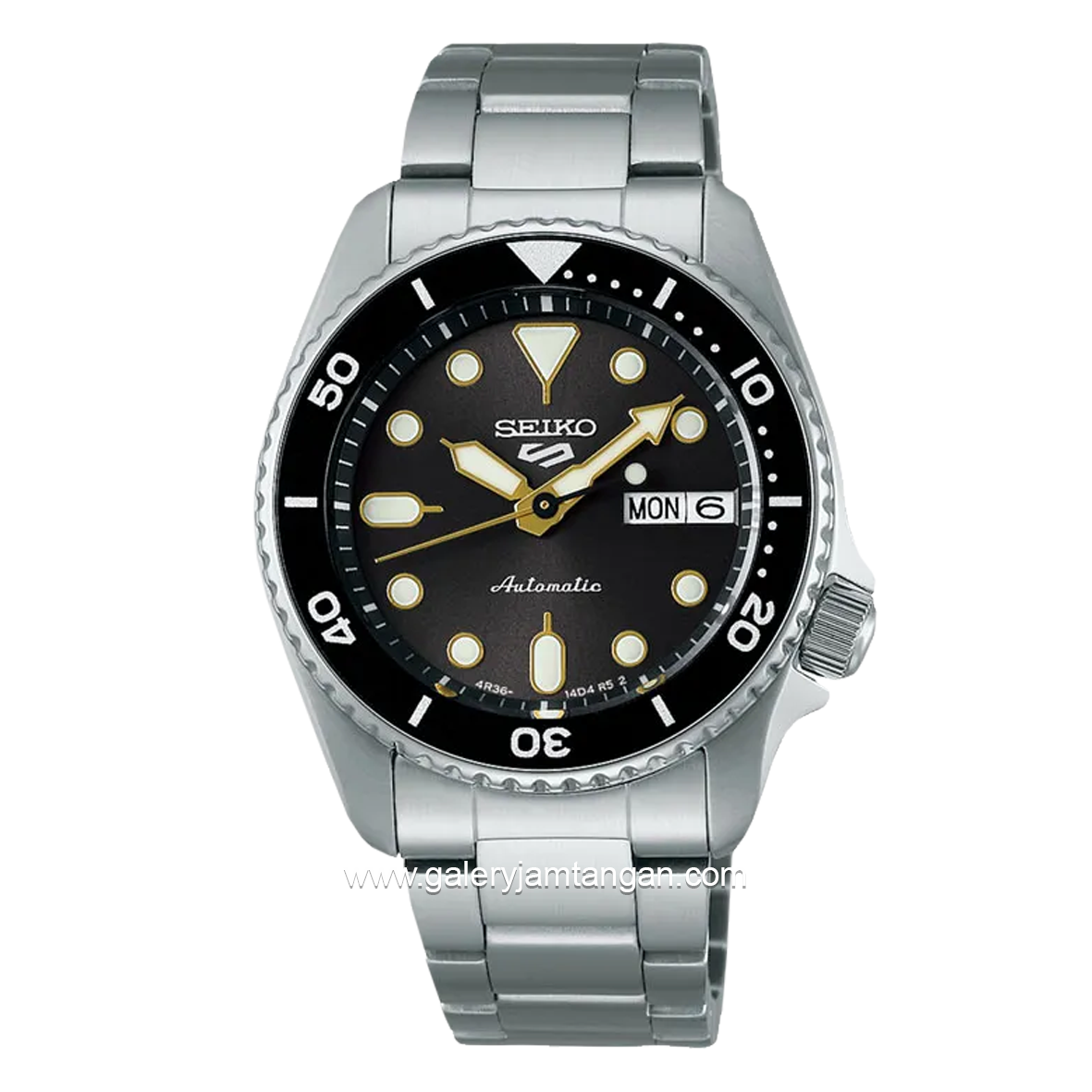 SEIKO 5 SPORT SRPL79K1 Automatic Silver Dial Black Stainless Steel