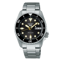 SEIKO 5 SPORT SRPL79K1 Automatic Silver Dial Black Stainless Steel