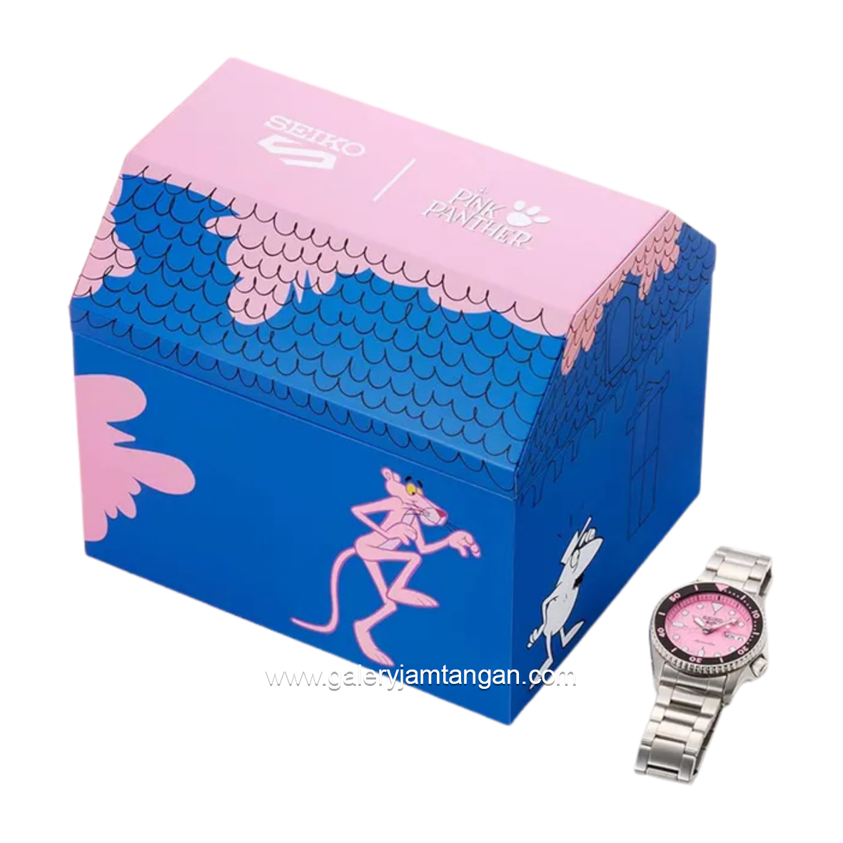 SEIKO SRPM07K1 Pink Panther Limited Edition Extra Strap