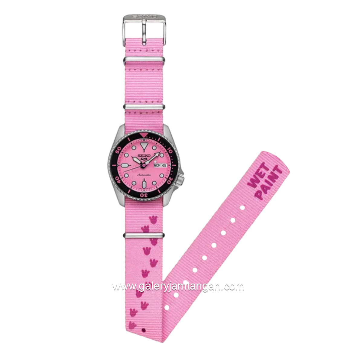 SEIKO SRPM07K1 Pink Panther Limited Edition Extra Strap
