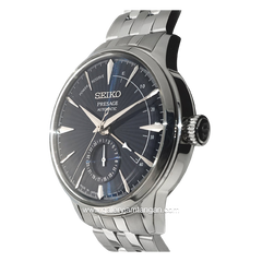 SEIKO PRESAGE SSA347J1 Cocktail Time Blue Moon Automatic Silver Dial Blue Stainless Steel
