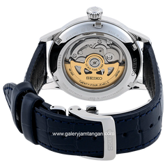SEIKO PRESAGE SSA405J1 Automatic Black Dial Blue Leather Strap