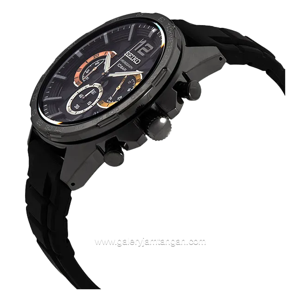 SEIKO NEO SPORT SSB349P1 Chronograph Black Rubber Strap