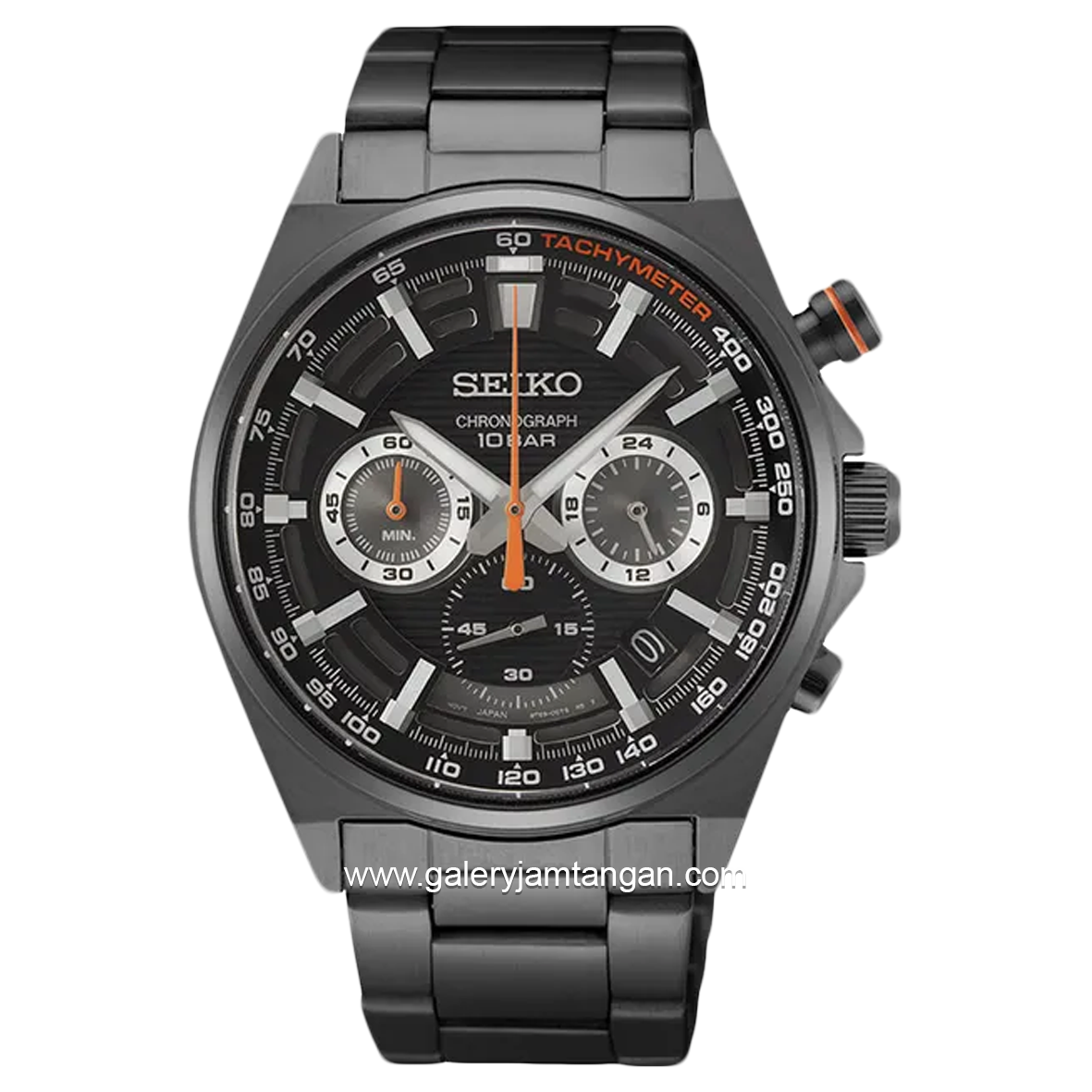 SEIKO SSB399P1 Chronograph Black Stainless Steel Mens Watch