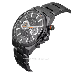 SEIKO SSB399P1 Chronograph Black Stainless Steel Mens Watch