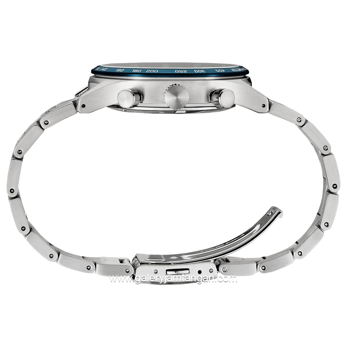 SEIKO SSB445P1 Chronograph Silver Dial Blue Stainless Steel