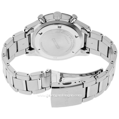 SEIKO SSB445P1 Chronograph Silver Dial Blue Stainless Steel